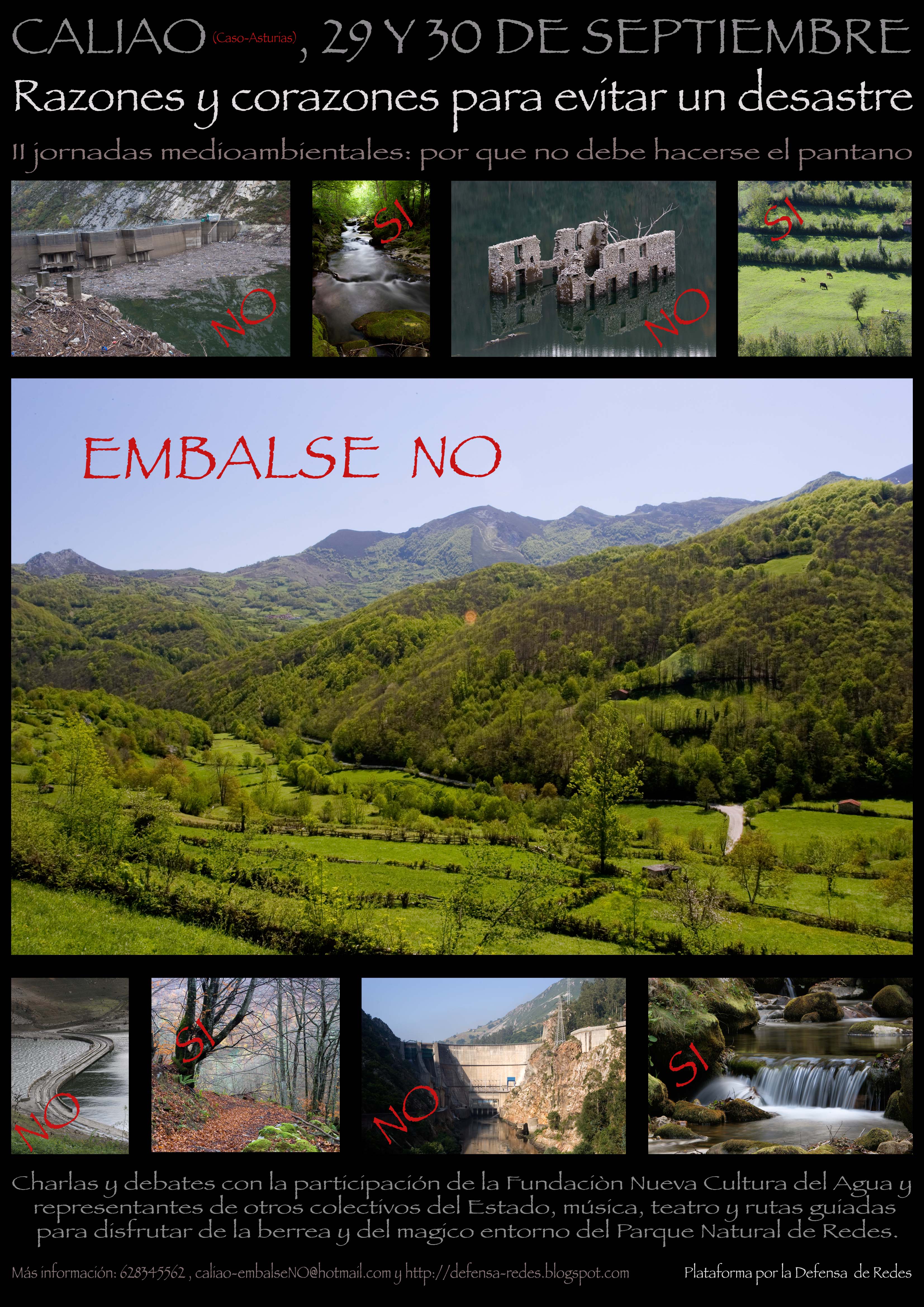No al embalse de Caleao
