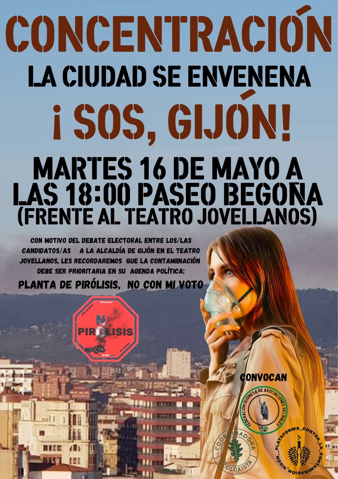 Concentración SOS Gijón