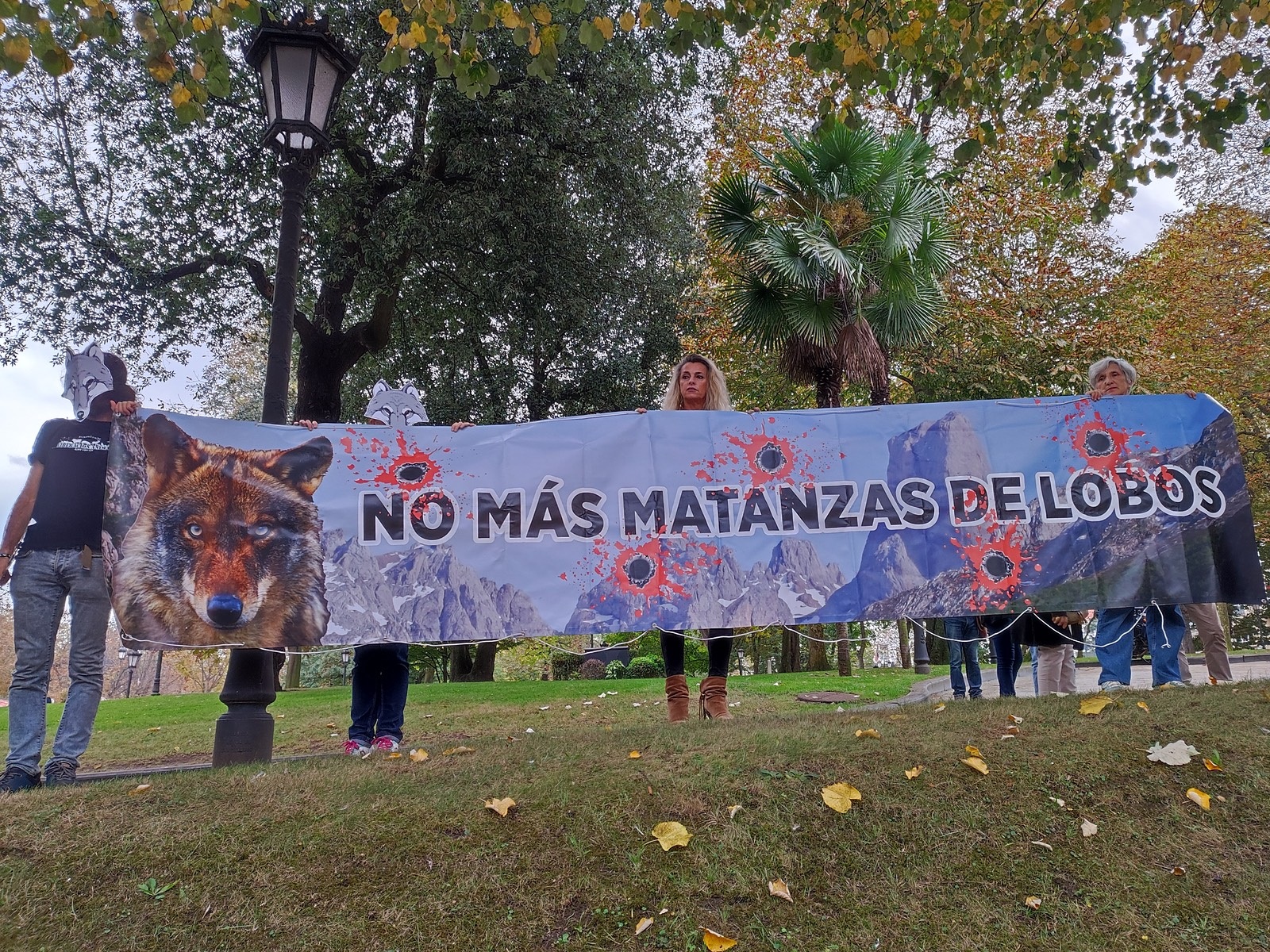 Pancarta Lobo