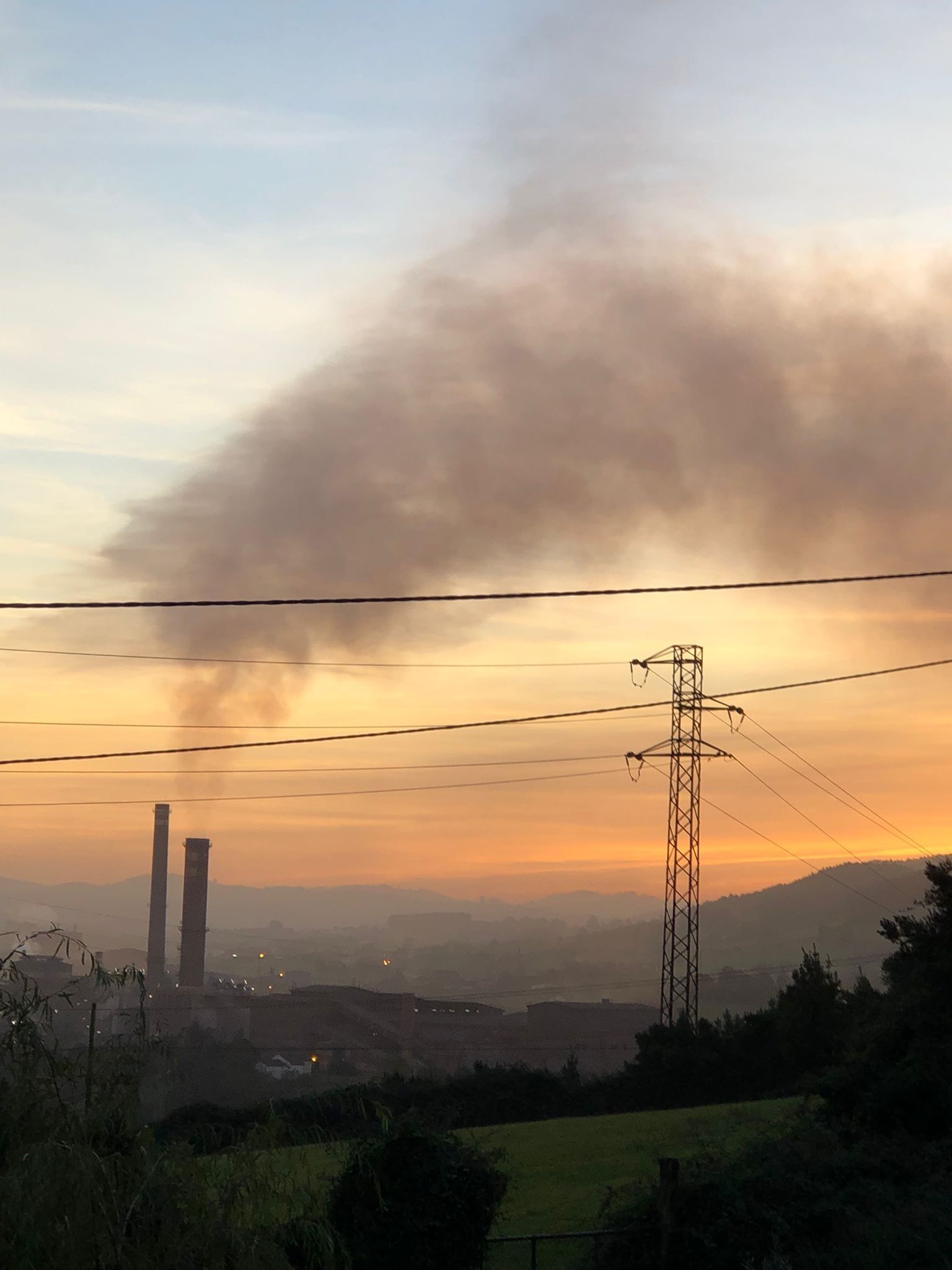 Contaminación en Asturias.