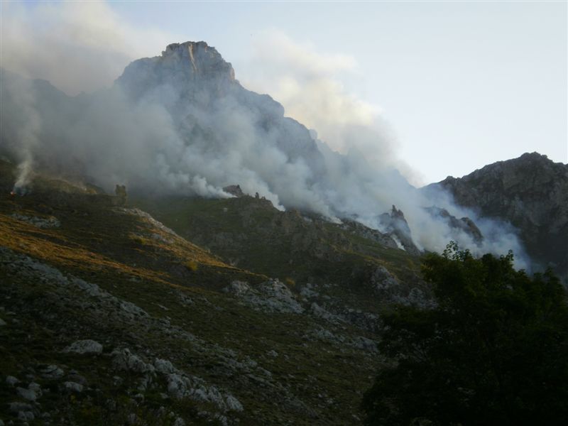 Incendios en Picos de Europa